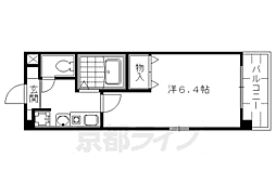 グランドパレス御池衣棚 1Kの間取図画像