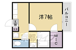 ヴィヴィ・セレサ 1Kの間取図画像