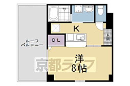 ヒロ.ハウス 1Kの間取図画像