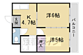 中川マンション2階5.9万円