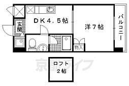 フレシールTHH 1DKの間取図画像