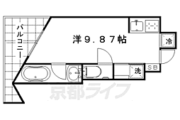 PLATINUM ワンルームの間取図画像