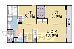 ラ・ポーズ長岡京 3階/-