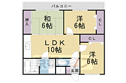 MOグロリーエイト 3LDKの間取図画像