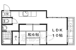 田中マンション 1LDKの間取図画像