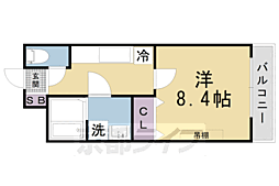 メゾン・エイム 1Kの間取図画像