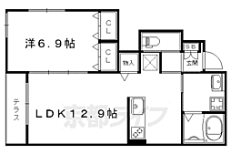 京都市営烏丸線 国際会館駅 徒歩8分 1階/-