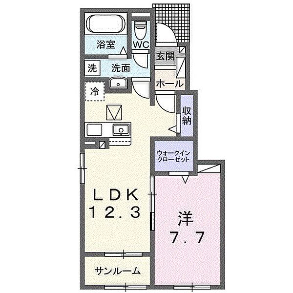 同じ建物の物件間取り写真 - ID:208009277671