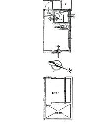 東京メトロ南北線 東大前駅 徒歩5分の賃貸アパート 2階ワンルームの間取り
