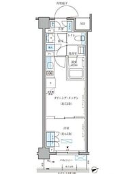都営大江戸線 本郷三丁目駅 徒歩7分の賃貸マンション 3階1DKの間取り