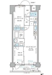 都営大江戸線 本郷三丁目駅 徒歩7分の賃貸マンション 5階2LDKの間取り