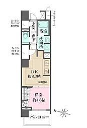 都営三田線 白山駅 徒歩5分の賃貸マンション 3階1DKの間取り
