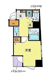 都営三田線 春日駅 徒歩3分の賃貸マンション 10階1Kの間取り