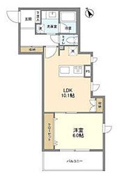 ACPレジデンス文京春日 1LDKの間取図画像