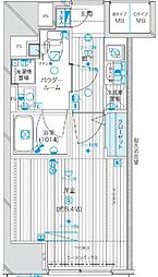 東京メトロ半蔵門線 神保町駅 徒歩3分の賃貸マンション 4階1Kの間取り