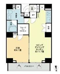 文京区関口1丁目マンション 1LDKの間取図画像