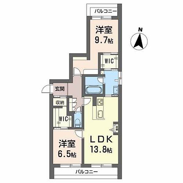 同じ建物の物件間取り写真 - ID:236002793399