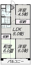 マンションメゾン富士見台 3LDKの間取図画像