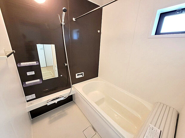 1坪以上広さを設けた浴室でゆったりバスタイム