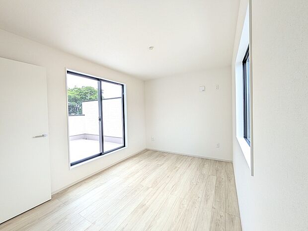 全室2面採光で通風・風通しも良好