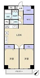 間取図画像 2SLDK