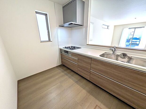 会話が弾む対面式キッチン