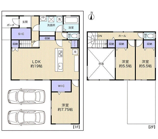 平屋感覚でお住まい頂ける収納豊富な3LDK 全居室2面採光で陽当たり風通りが良く、明るく快適に暮らせます