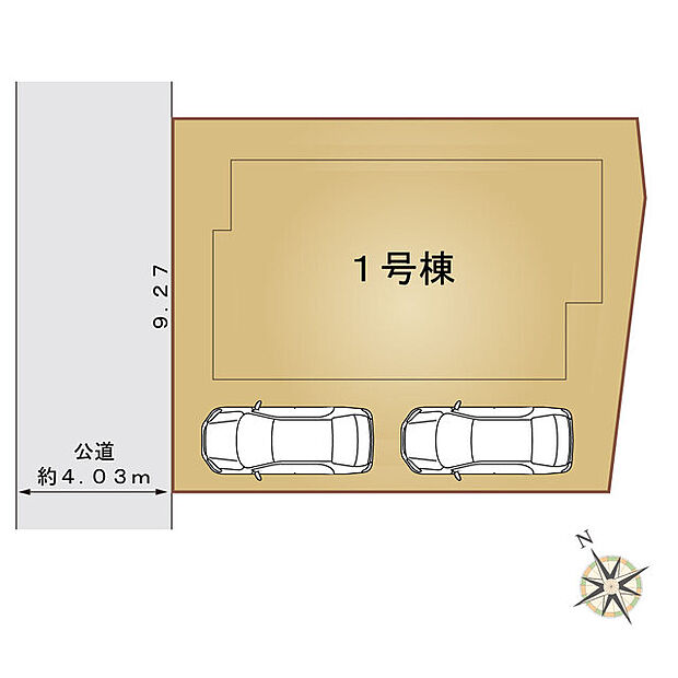 駐車スペース2台分