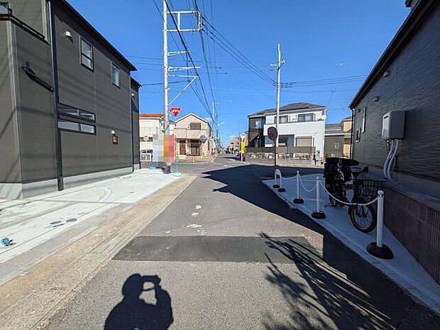 第一種低層住居専用地域内の閑静な住宅街