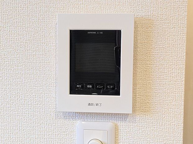 録画機能付きモニターホンパネル