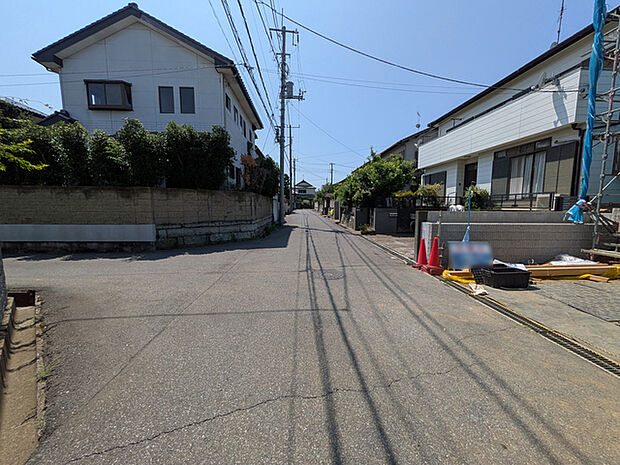 第一種住居専用地域内の閑静な住宅地