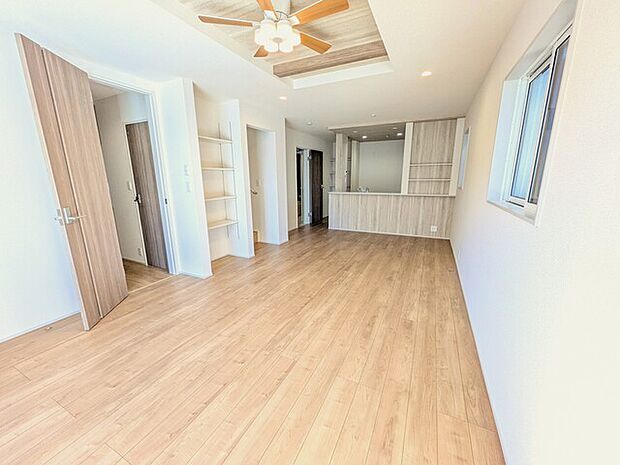 建物完成済み　ぜひ現地できれいな住まいをご覧ください