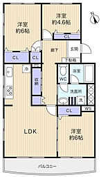間取図画像 3LDK