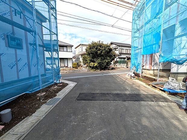 第一種低層住居専用地域内の閑静な住宅街