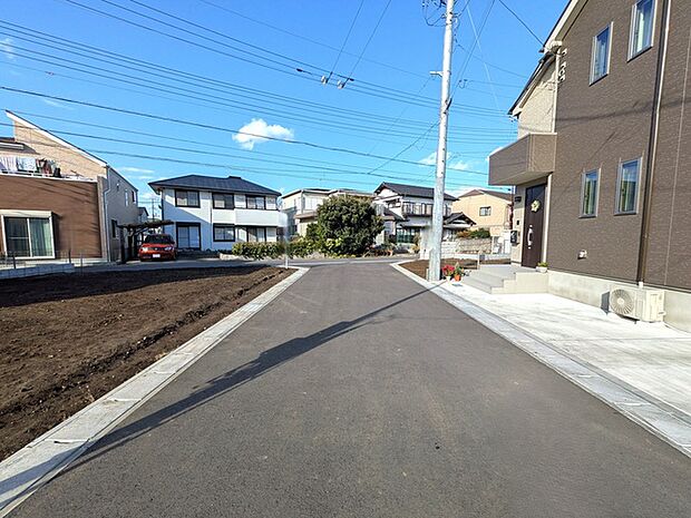 分譲地内の様子です