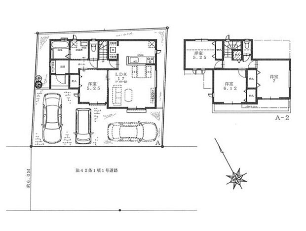 リビングから目の届く5.25帖の洋室は、廊下からも出入りが可能!