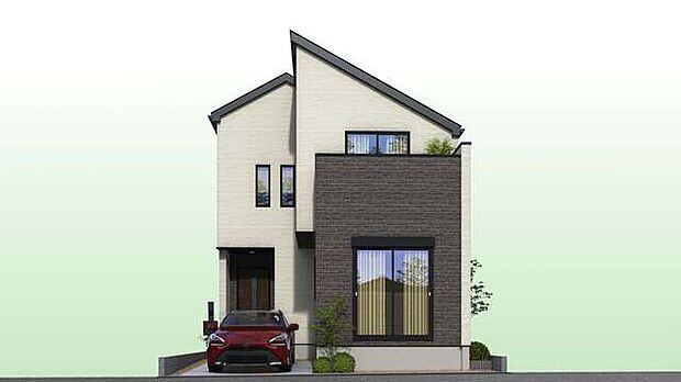 全室採光窓を複数設けた、太陽の恵みを感じる温かな住まい(イメージパースにつき実際とは異なります)