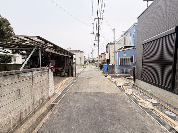 通り抜けができない閑静な住宅街です(令和7年10月12日)