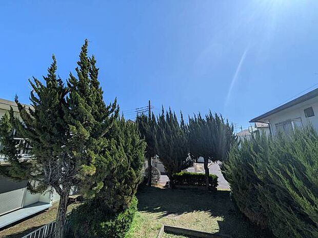 陽当たり良好なので洗濯物が気持ちよく乾きます