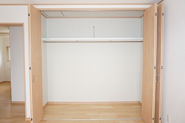 大容量のクローゼット