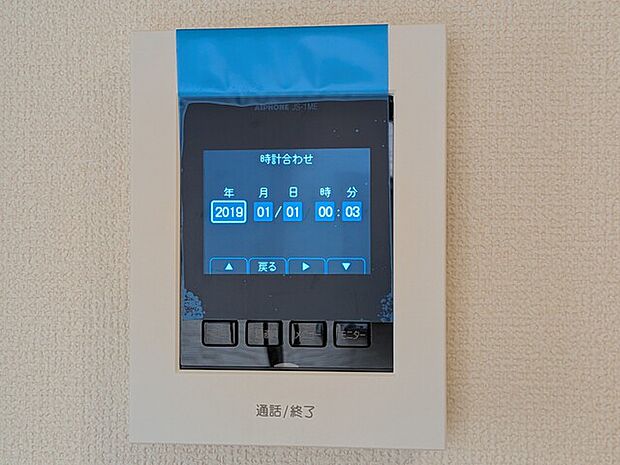不在時の来客も再生・確認が可能なモニターホン