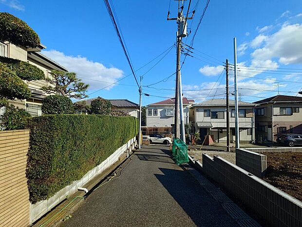 第一種低層住居専用地域の閑静な住宅街