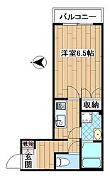 ソフィア小竹向原 1Kの間取図画像