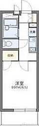 レオパレスJNB 1Kの間取図画像