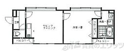 グリーンピア 2DKの間取図画像