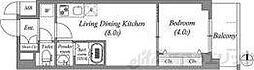 MAXIVCROS江坂 1LDKの間取図画像