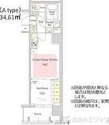 Urbanex江坂広芝 1LDKの間取図画像