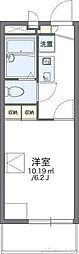 レオパレスI.S.千里丘 1Kの間取図画像