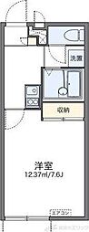 レオパレススターポート31 1Kの間取図画像