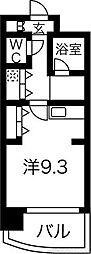 サンロワール江坂 ワンルームの間取図画像